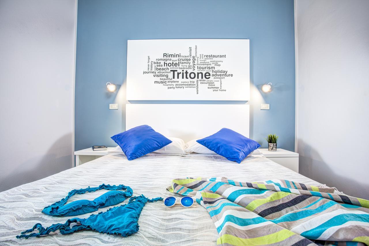 Hotel Tritone Ріміні Екстер'єр фото